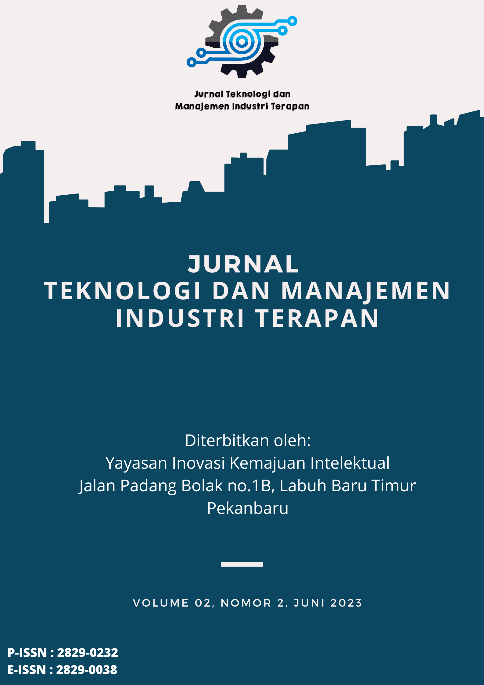 					View Vol. 2 No. 2 (2023): Jurnal Teknologi dan Manajemen Industri Terapan
				